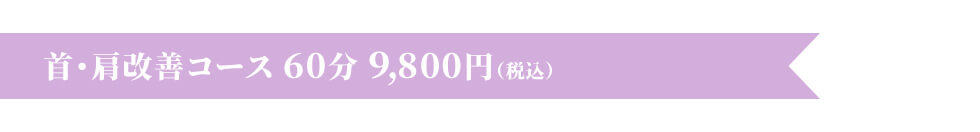 首・肩改善コース